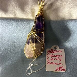 Amethyst Crystal Pendant